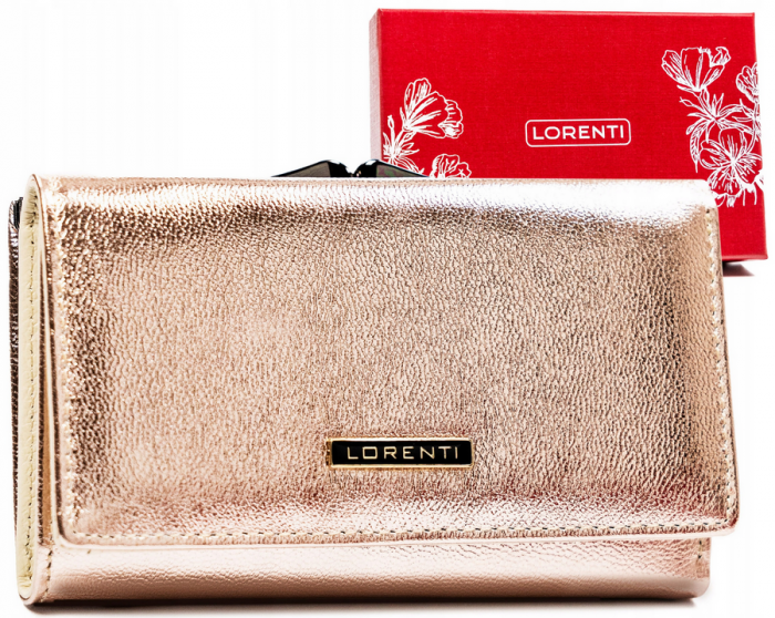 Portofel dama din piele naturala Lorenti PTR-55020-MST-4324 ROSE [1]
