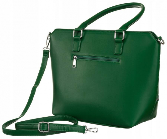 Geanta shopper de dama eleganta din piele ecologica cu curea detasabila - Rovicky PTR-R-072-04-0386 GRE [3]