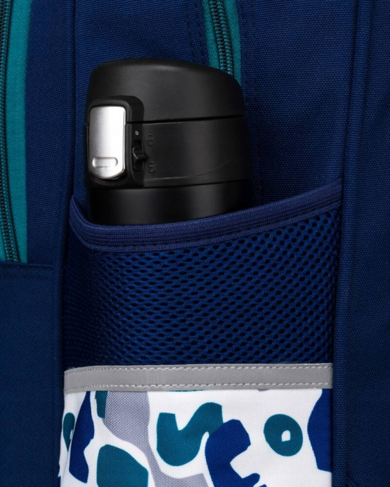 Rucsac de școală bleumarin cu spațiu pentru laptop - Peterson PTR-PTN PS2-6067 BLUE-GR [10]