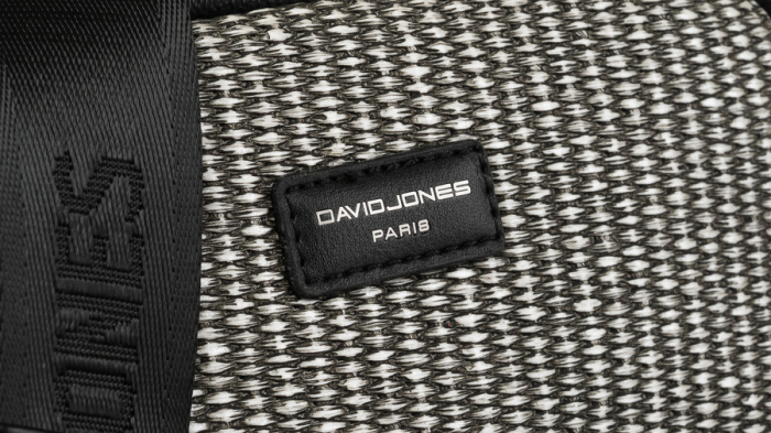 Geanta messenger de dama mica din piele ecologica - David Jones PTR-6875-1 BL [4]