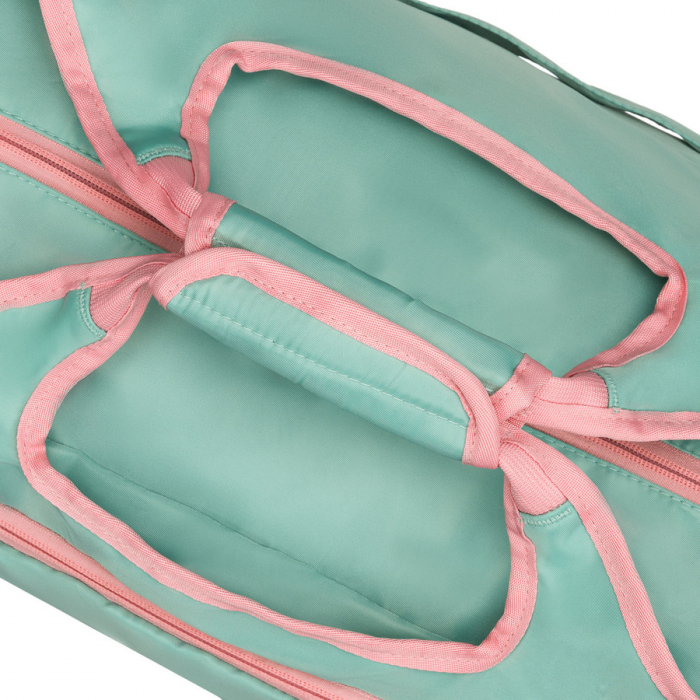Geantă de weekend roz și mentă cu compartiment termic pentru încălțăminte - Peterson PTR-PTN 24480 MINT-PINK [10]