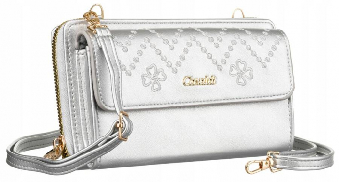 Poșetă-portofel elegant cu curea lungă - 4U Cavaldi PTR-M-13-1293 SI [1]