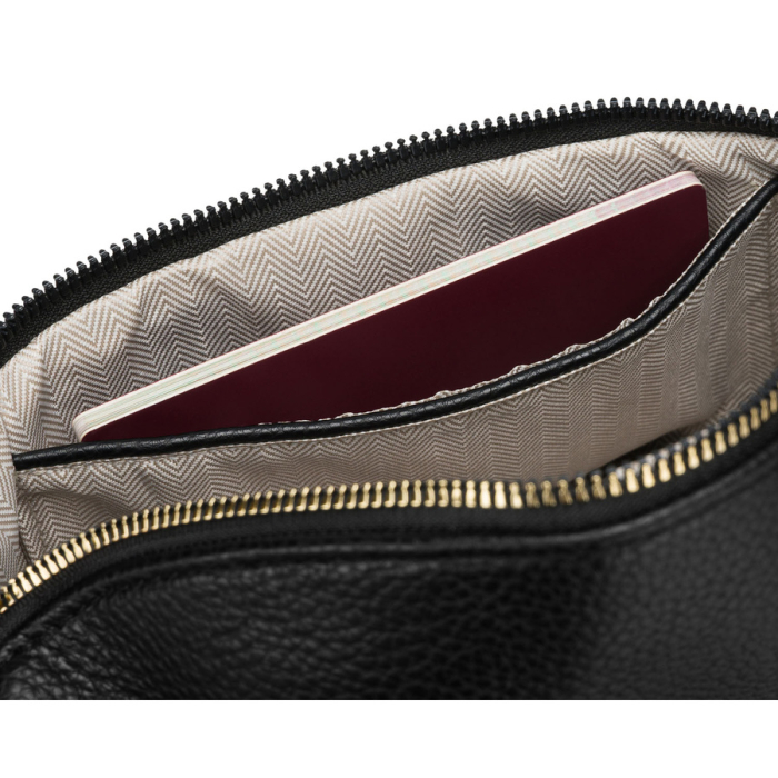 Geantă de damă din piele ecologică de culoare neagră - Peterson PTR-PTN MIS-17-5409-BLAC [7]