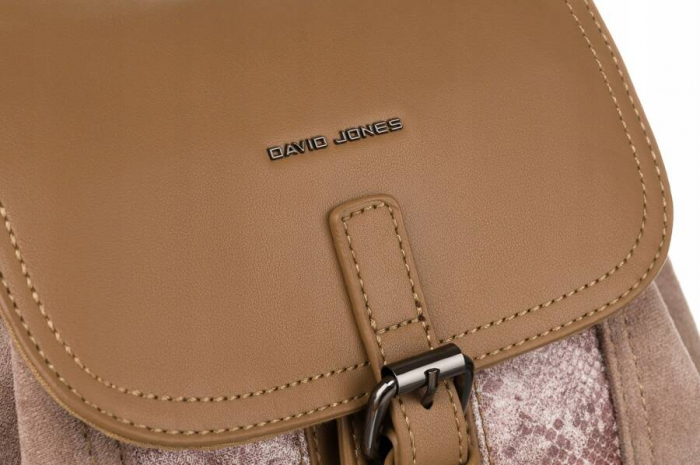 Rucsac de damă din piele ecologică cu clapă - David Jones PTR-6885-2 CAM [4]