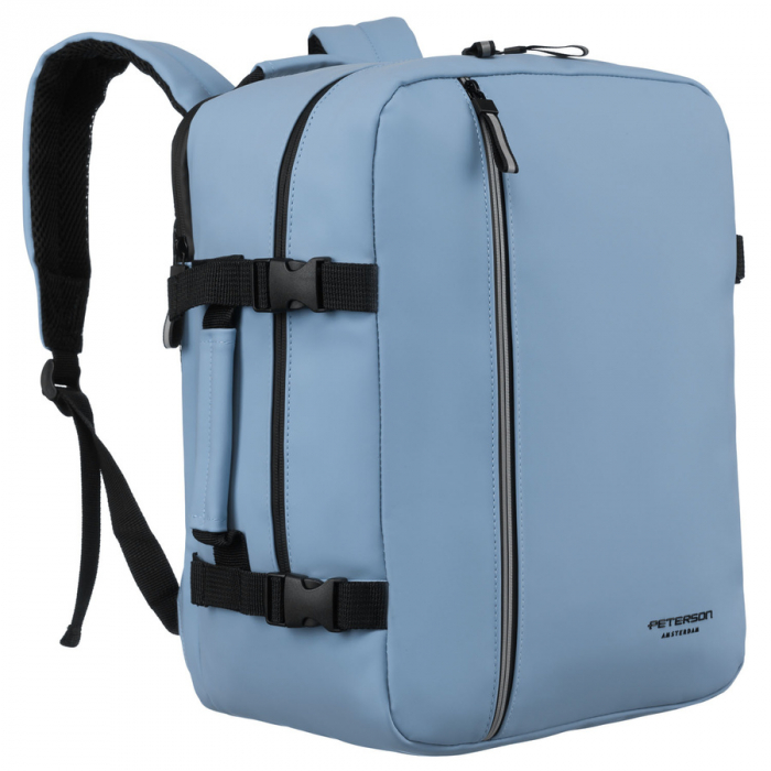 Rucsac de călătorie de mână, impermeabil, albastru - Peterson PTR-PTN SKYLINE-8640 BLU [1]