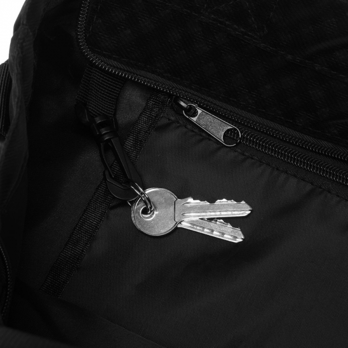 Geantă mare neagră de damă cu buzunar exterior cu fermoar - Rovicky PTR-R-TZ15605-2431 BLACK [7]