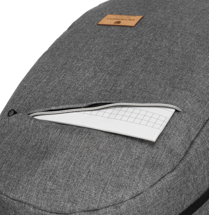 Rucsac sport din material textil cu suport pentru sticla de apa - Peterson PTR-PTN NICE GRAY [3]