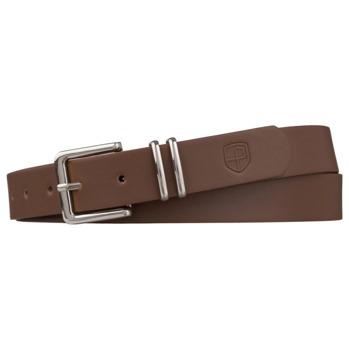Curea universală, îngustă, pentru femei, din piele ecologică kaki, cu cataramă argintie - Peterson PTR-PTN STU-16S1 [2]