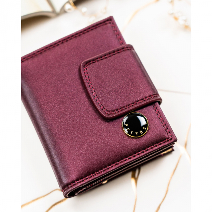 Portofel din piele pentru femei Peterson PTR-PTN PS329-HNL PURPLE [4]