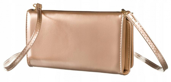 Mini geantă clutch de culoare aurie cu buzunar pentru telefon - Rovicky PTR-R-MW-01-6052 GOLD [3]
