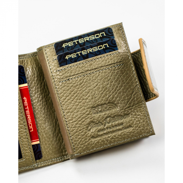 Portofel dama din piele naturala Peterson PTR-PTN PS329-FDS GOLD [8]