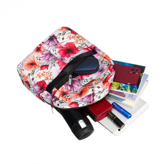 Rucsac de damă cu imprimeu floral multicolor și bretele reglabile - Rovicky PTR-R-PL15601-8916 11 [5]