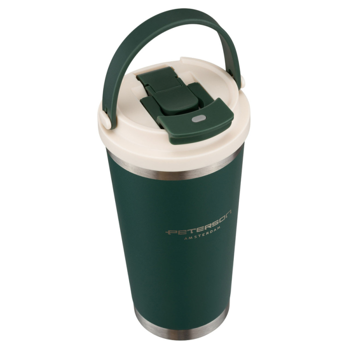 Cană termică verde din oțel inoxidabil cu o capacitate de 560 ml - Peterson [7]