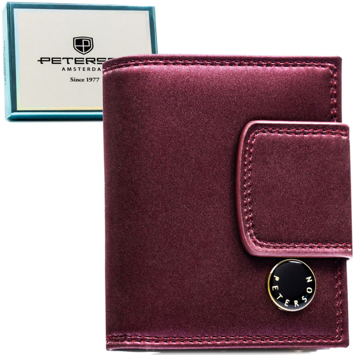 Portofel din piele pentru femei Peterson PTR-PTN PS329-HNL PURPLE [2]