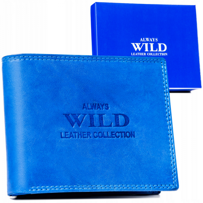 Portofel barbati din piele naturala Always Wild PTR-AW-N5-MAL-0264 R.BLU [13]