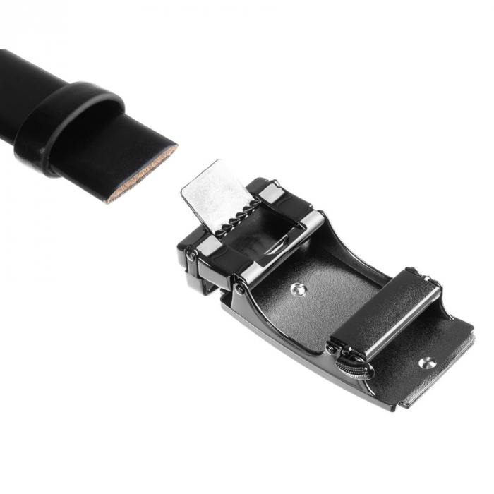 Curea din piele naturala pentru barbati Peterson PTR-PTN A017 BLACK [3]