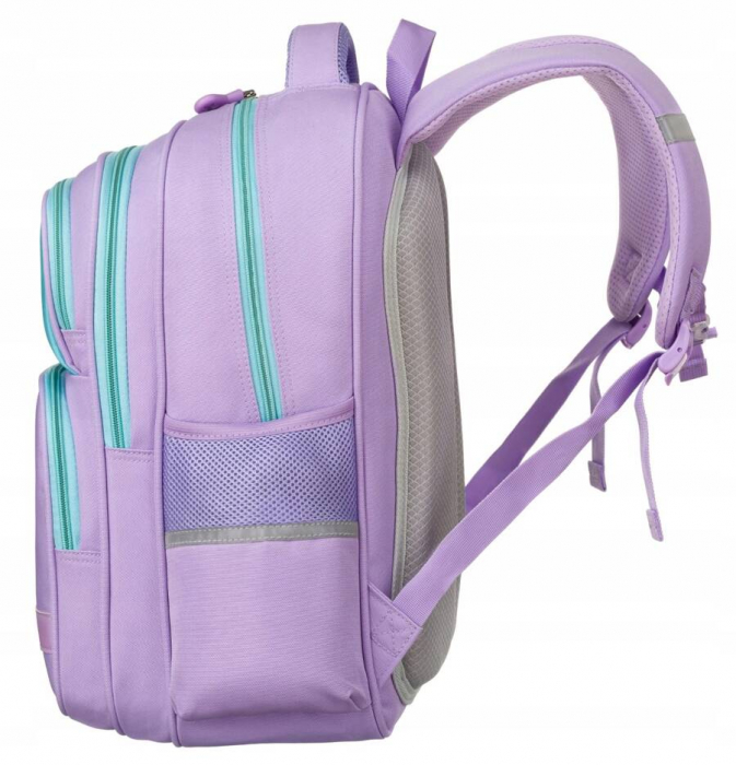 Rucsac de școală mov cu bretele reglabile - Peterson PTR-PTN PS1-6036 PUR [3]