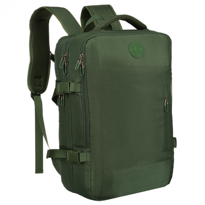 Rucsac de călătorie verde cu spațiu pentru laptop și port USB - Peterson PTR-PTN 24421-5111 GREEN [1]