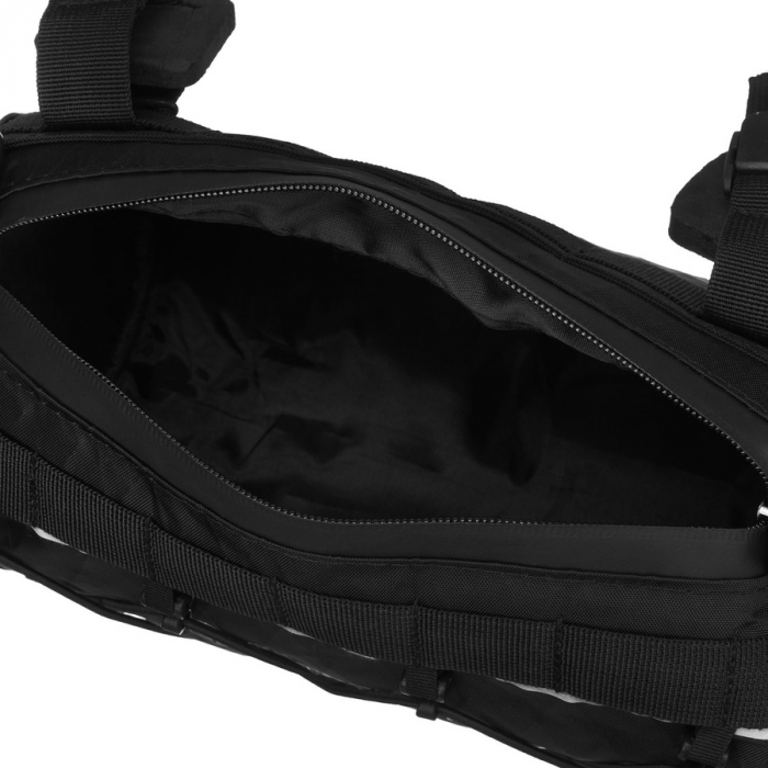 Geantă neagră de bicicletă pentru ghidon, fabricată din materiale impermeabile - Peterson PTR-PTN ML09-NYL-7417 BL [15]