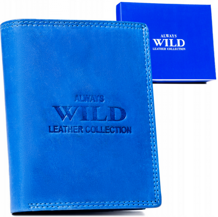 Portofel barbati din piele naturala Always Wild PTR-AW-N4-MAL-0325 R.BLU [13]