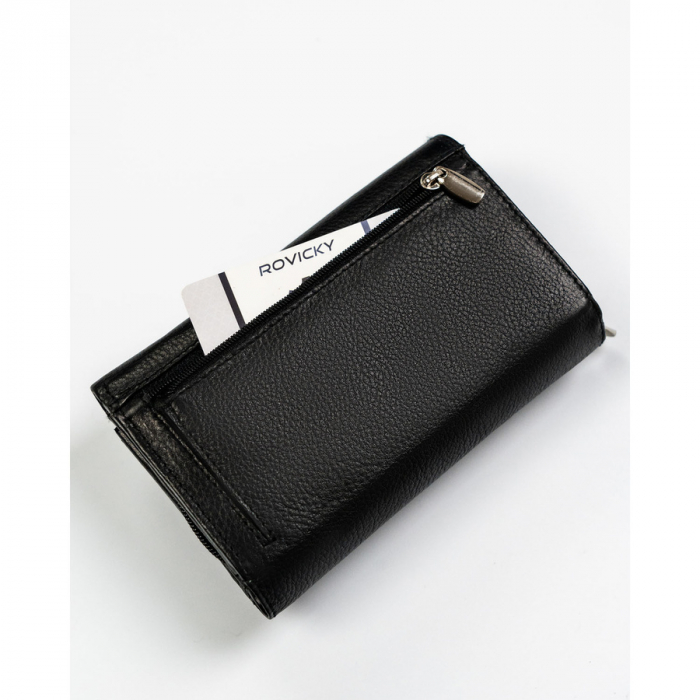 Portofel dama din piele naturala Rovicky PTR-R-D1512-NCD-BL-8381 [7]
