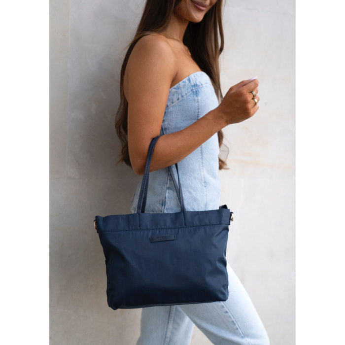 Geantă shopper bleumarin pentru femei cu închidere magnetică - Peterson PTR-PTN JN-10-0108 NAVY [3]