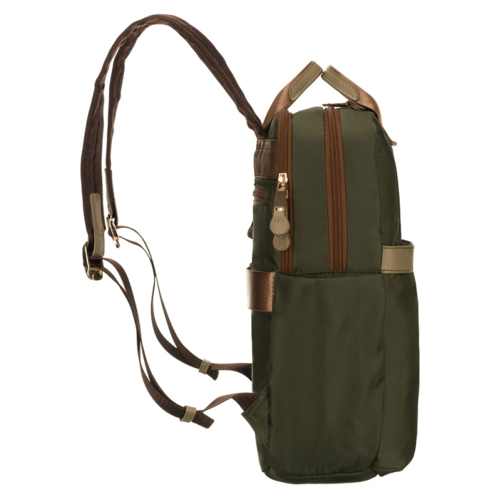 Rucsac de damă verde din nailon cu închidere cu fermoar - Peterson PTR-PTN JN-08-0023 GREEN [6]
