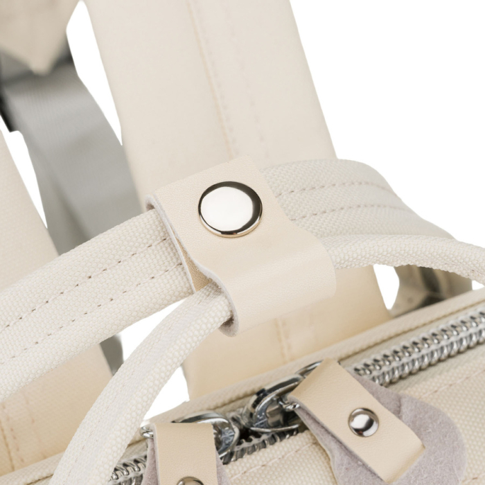 Rucsac ecru pentru femei din poliester cu compartiment pentru laptop și port USB - Peterson PTR-PTN BETA ECRU [14]