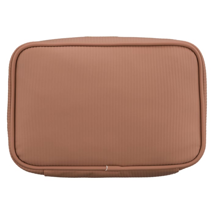 Geantă practică pentru cosmetice din material sintetic, de culoare bej, cu un singur compartiment - Peterson PTR-PTN KOS-DA-11P BEIGE [4]