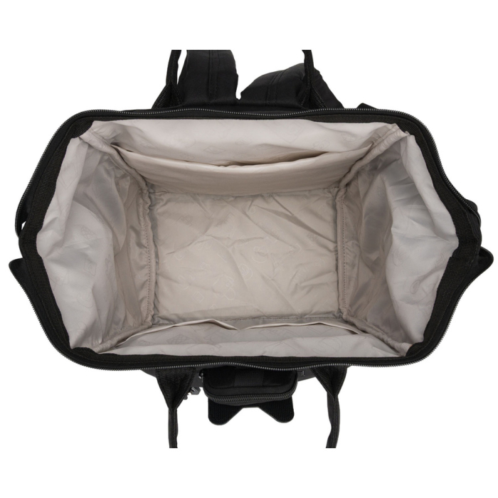 Rucsac de damă cu compartiment pentru laptop, fabricat din poliester negru - Peterson [21]