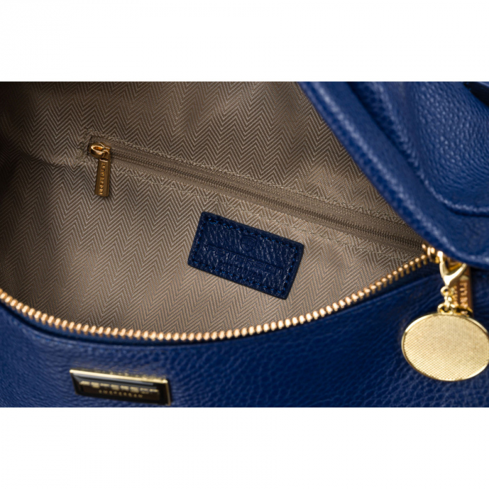 Borsetă sport bleumarin pentru femei din piele ecologică, tip borseta sau geantă crossbody Peterson PTR-PTN SSY-2-F19 NAVY [7]