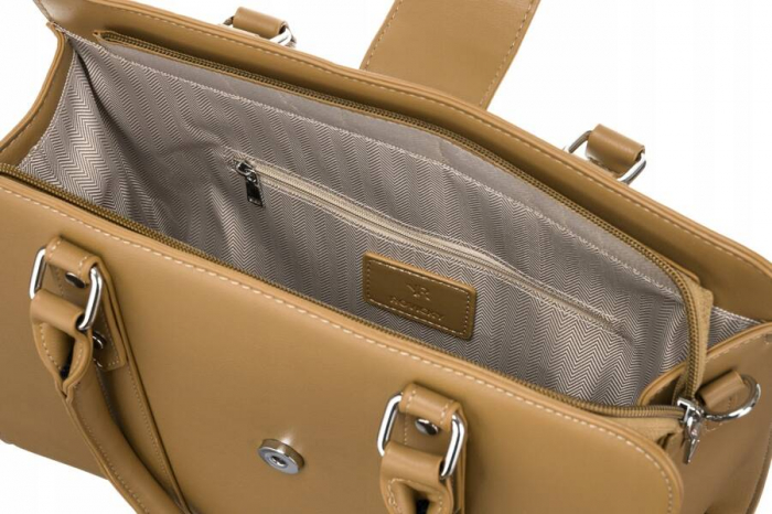 Geanta shopper de dama eleganta din piele ecologica - Rovicky PTR-R-073-04-0492 BEI [6]
