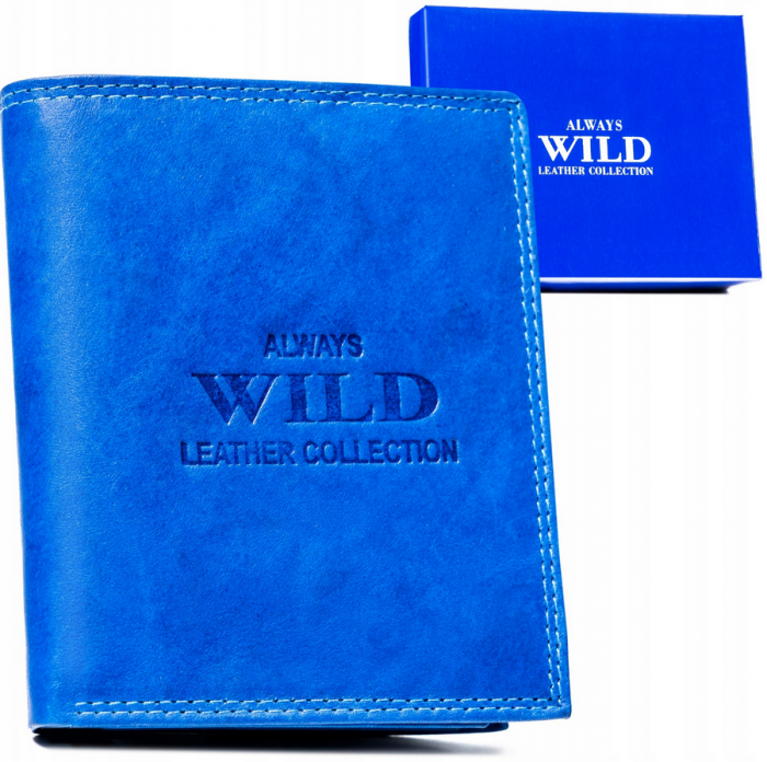 Portofel barbati din piele naturala Always Wild PTR-AW-N890-MAL-0448 R.B [13]