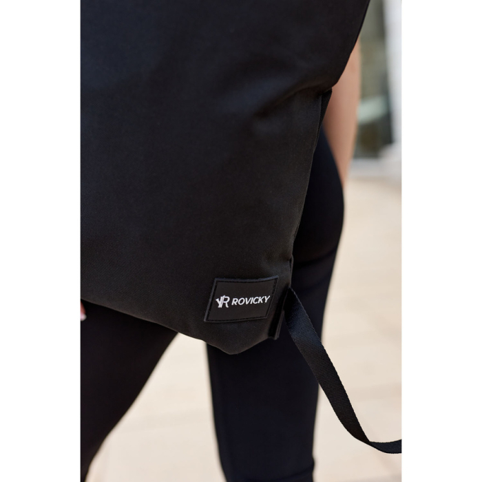 Rucsac-geantă spațios din material sintetic de culoare neagră - Rovicky PTR-R-735-9350 black [7]