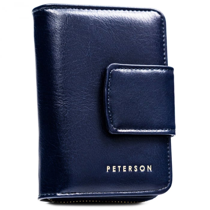 Portofel dama din piele Peterson PTR-PTN 009-HF-1534 NAVY [2]