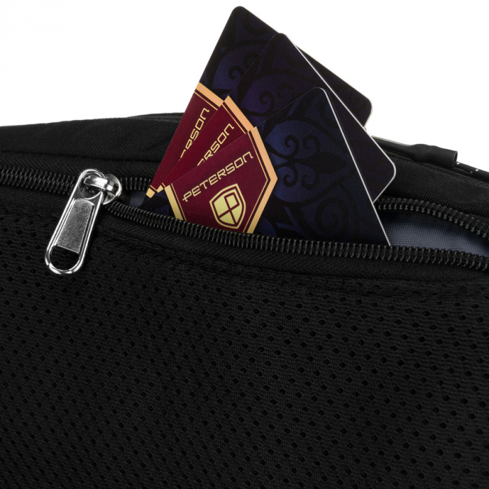 Geantă sport tip borseta neagră din poliester - Peterson PTR-PTN SWY-01-8436 BLAC [13]
