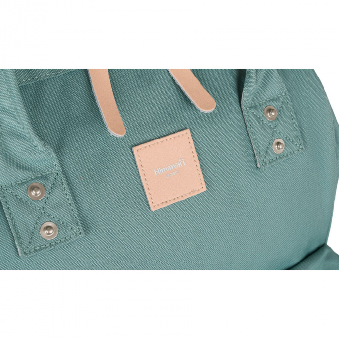 Rucsac spațios pentru laptop, verde mentă, cu port USB - Himawari PTR-1881-08(1) [13]