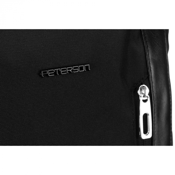 Rucsac negru de călătorie cu spațiu pentru laptop, perfect pentru bagajul de mână în avion - Peterson PTR-PTN 24403-6935 BLACK [17]