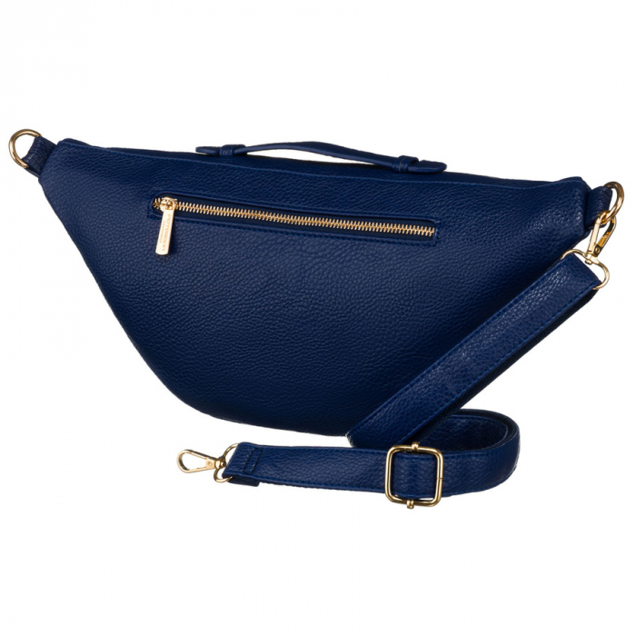 Borsetă sport bleumarin pentru femei din piele ecologică, tip borseta sau geantă crossbody Peterson PTR-PTN SSY-2-F19 NAVY [6]