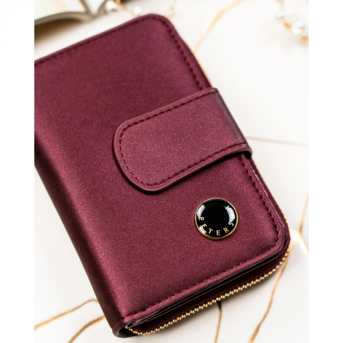 Portofel din piele pentru femei Peterson PTR-PTN PS115-HNL PURPLE [4]