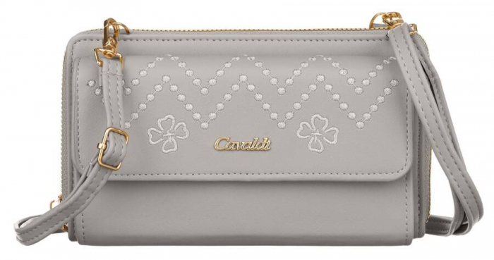 Poșetă-portofel elegant cu curea lungă - 4U Cavaldi PTR-M-13-7997 GR [2]