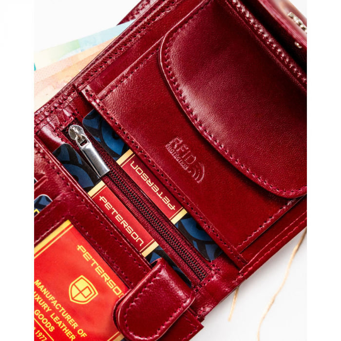 Portofel din piele naturala pentru femei Peterson PTR-PTN RD-357-NGV-M-906 [7]
