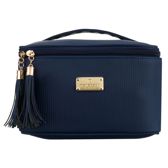 Geantă cosmetică din material sintetic bleumarin cu mâner practic - Peterson PTR-PTN KOS-DA-11P NAVY [2]