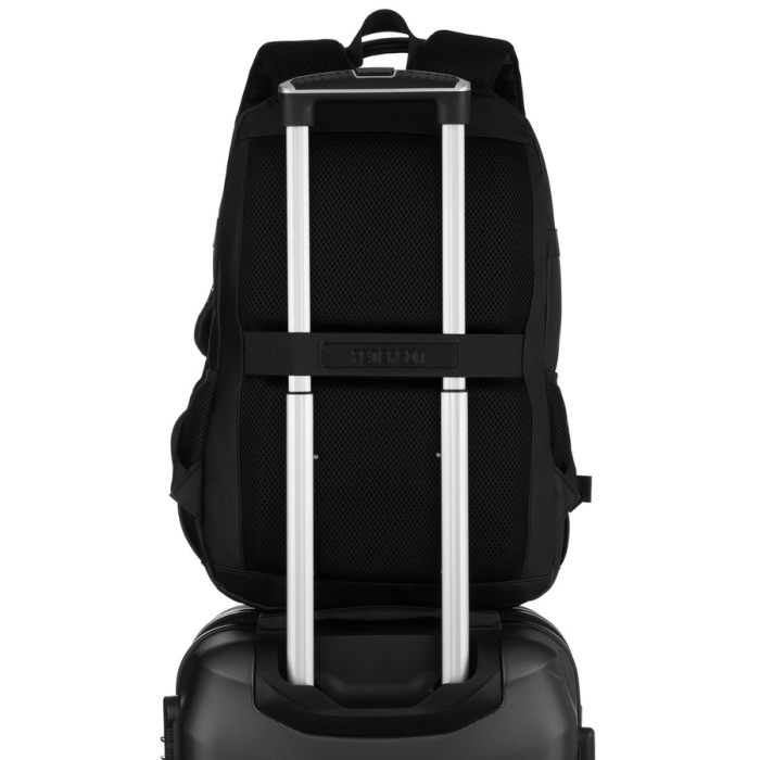 Rucsac mare de călătorie negru cu compartiment pentru laptop și închidere cu fermoar - Peterson PTR-PTN HY242-7048 BLACK [9]