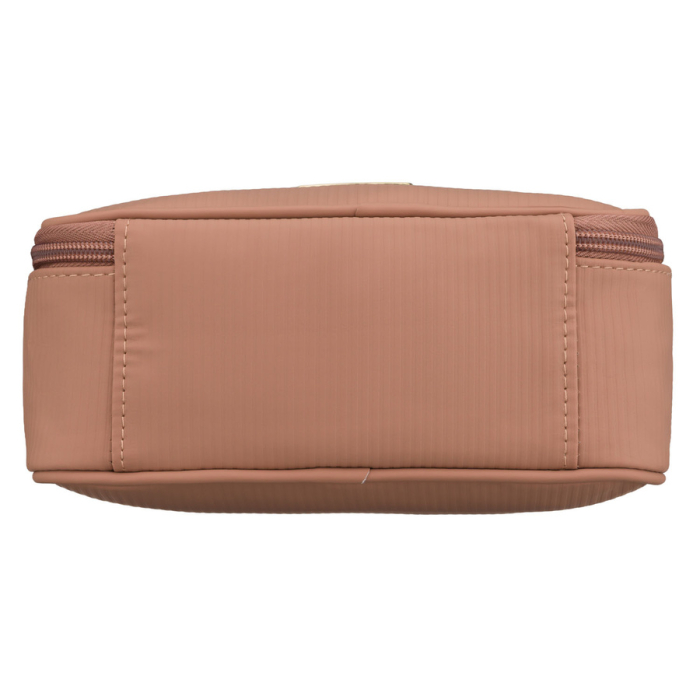 Geantă cosmetică cu un singur compartiment, din material sintetic, de culoare bej, prevăzută cu un mâner practic - Peterson PTR-PTN KOS-DA-10P BEIGE [9]