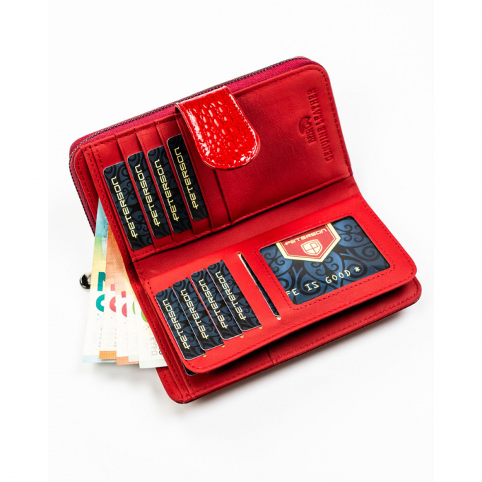 Portofel dama din piele naturala Cavaldi PTR-PN34-RS-8054 RED [7]