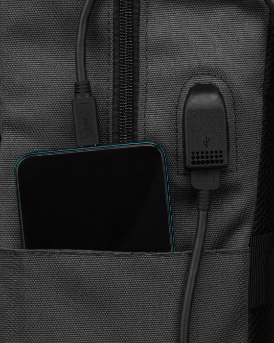 Rucsac cu două compartimente de culoare gri pentru un laptop de 15 inchi - Peterson PTR-PTN 77713-6715 GR [11]