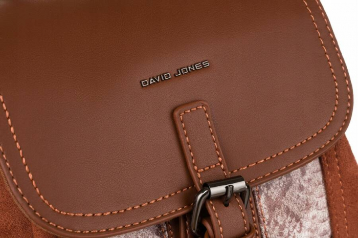 Rucsac de damă din piele ecologică cu clapă - David Jones PTR-6885-2 COG [4]