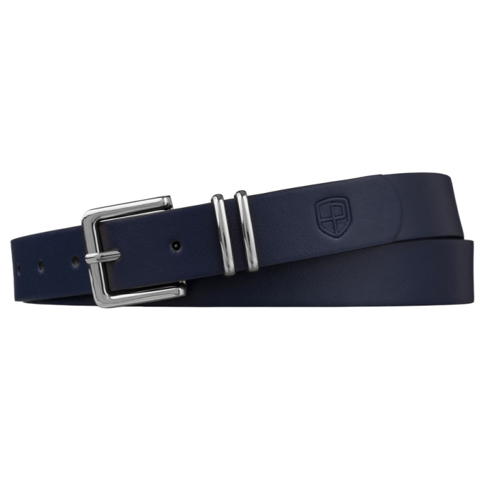 Curea de damă bleumarin din piele ecologică cu cataramă argintie - Peterson PTR-PTN STU-15S1 [2]