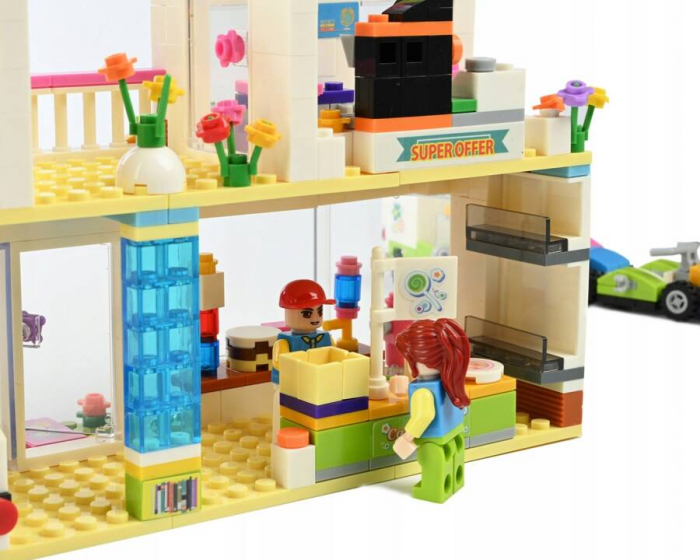 Set de blocuri Shop - Cedar4Kids PTR-ZZK-2080-LX.A067 MIX [6]